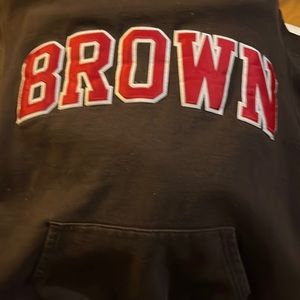 Brown College Hoodie Champion
